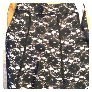 Mid length lace skirt